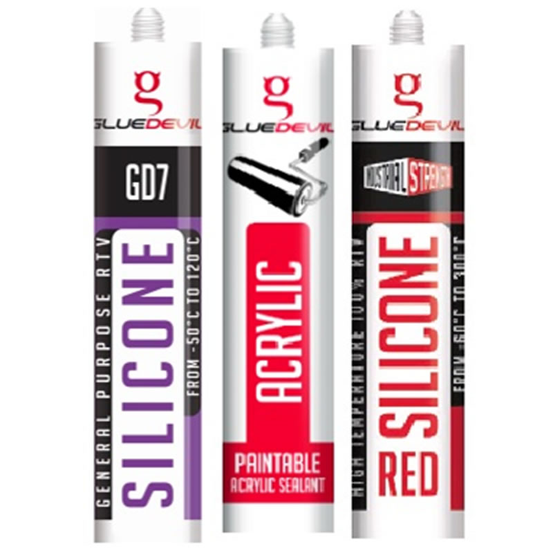 SEALANT - Glue Devil - Silicone Cartridges